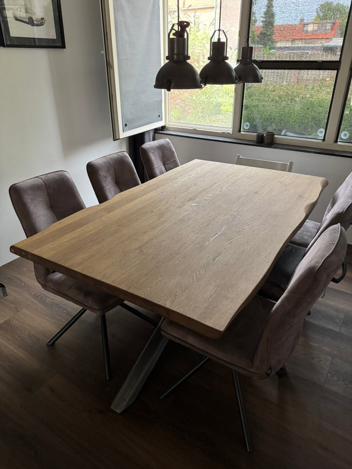 Henders & Hazel Vitoria eettafel, Huis en Inrichting, Tafels | Eettafels, Ophalen, 100 tot 150 cm, Eikenhout, Zo goed als nieuw