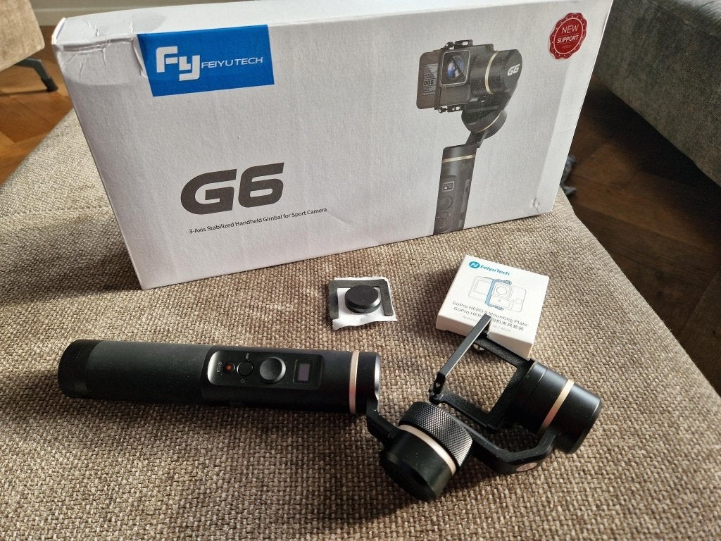 Gimbal voor GoPro/Action Cams - Feiyutech G6, Ophalen of Verzenden, Zo goed als nieuw, GoPro