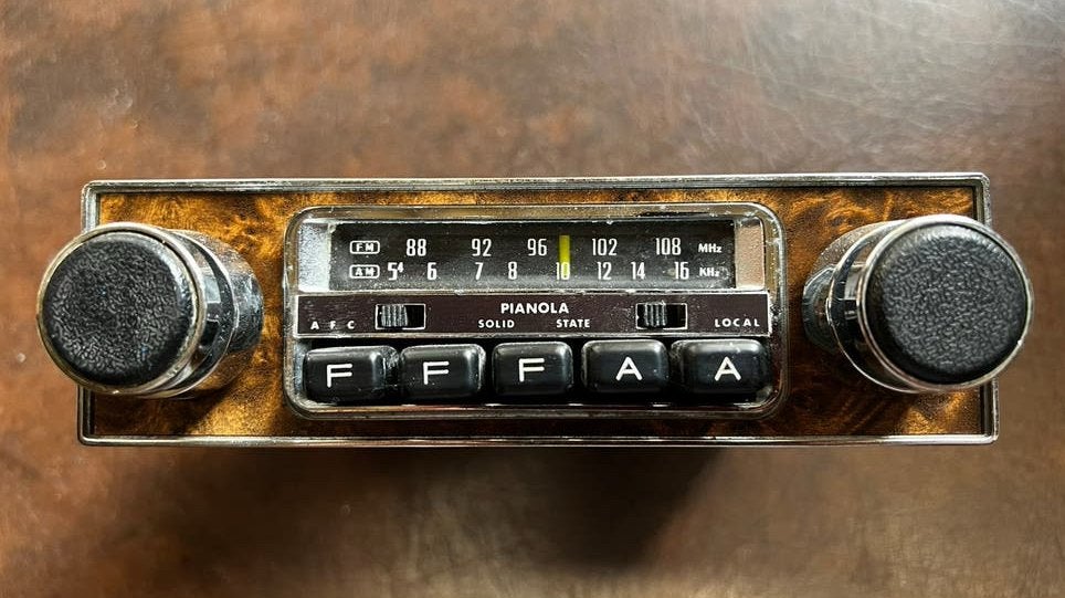Pianola SR-1809 Oldtimer FM Autoradio, Ophalen of Verzenden, Zo goed als nieuw