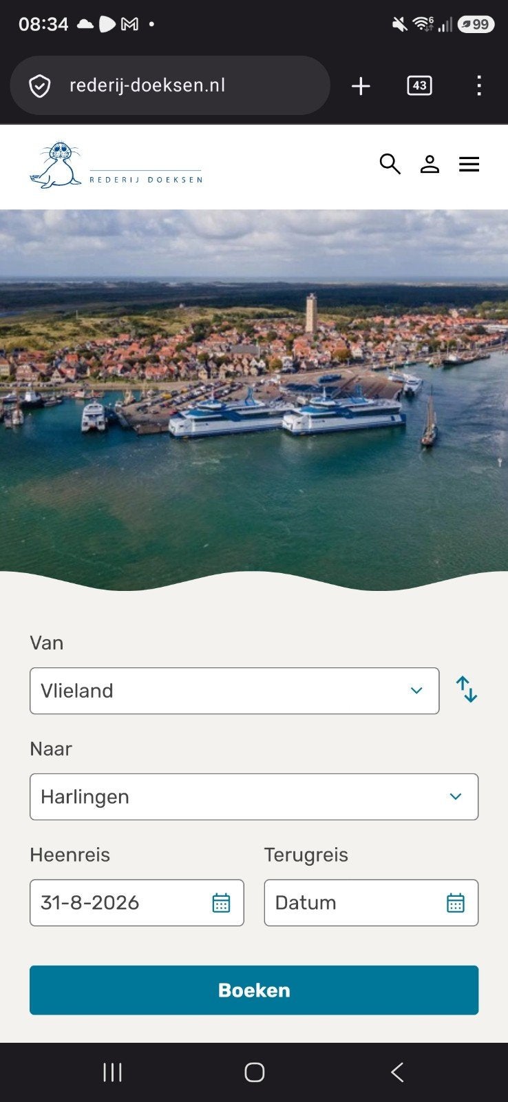 gezocht / ruilen boottickets ITGWO, Twee personen, Nederland, Met bestemming of datum