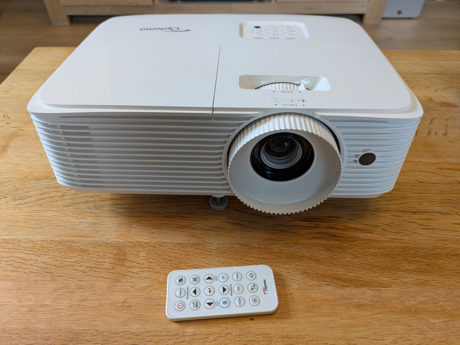 Optoma EH336 Full HD Beamer - Slechts 49 uur gebruikt!, Audio, Tv en Foto, Beamers, Ophalen of Verzenden, Zo goed als nieuw, DLP
