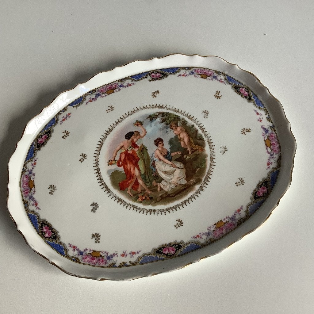 Erdmann Schlegelmilch sierplateau / serveerschaal, Antiek en Kunst, Ophalen of Verzenden