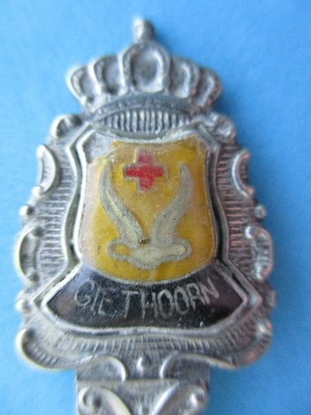(A3475) Gemeentewapen Giethoorn, Ophalen of Verzenden, Gebruikt, Overige materialen, Bestek