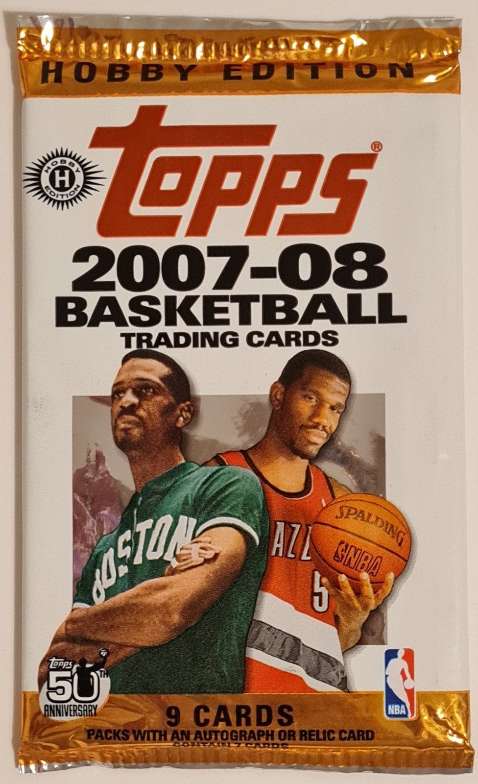 2007-08 Topps Basketball Trading Card Sealed Hobby Pack, Ophalen of Verzenden, Nieuw, Overige sporten, Poster, Plaatje of Sticker