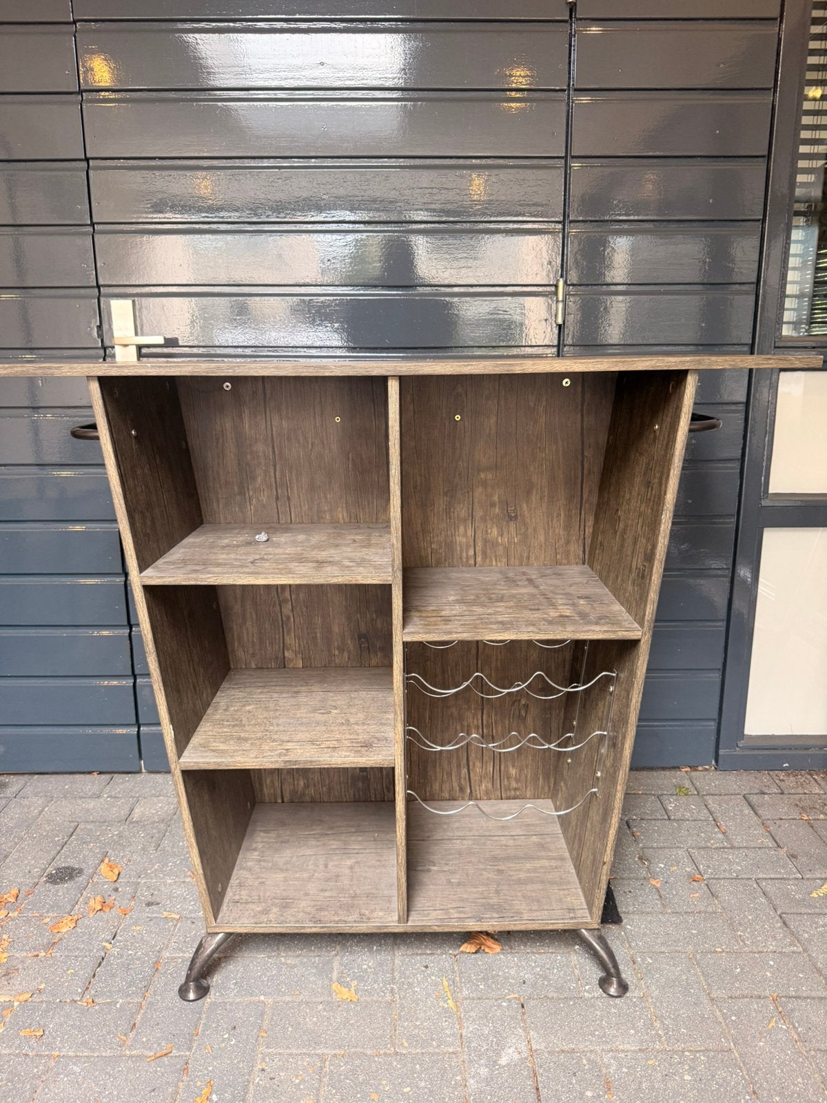 Leuke bar voor thuis, mancave, overkapping met kruk, Huis en Inrichting, Ophalen, Gebruikt, Inclusief barstoelen