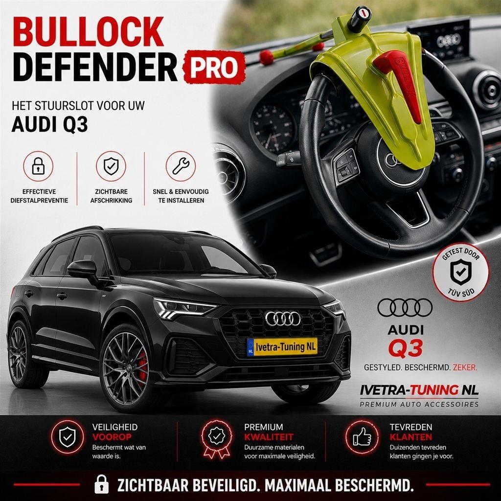 Stuurslot Audi Q3 | Stuurklem Audi Q3 | Bullock Defender, Info@ivetra-tuning.nl  |  www.ivetra-tuning.nl, Ophalen of Verzenden