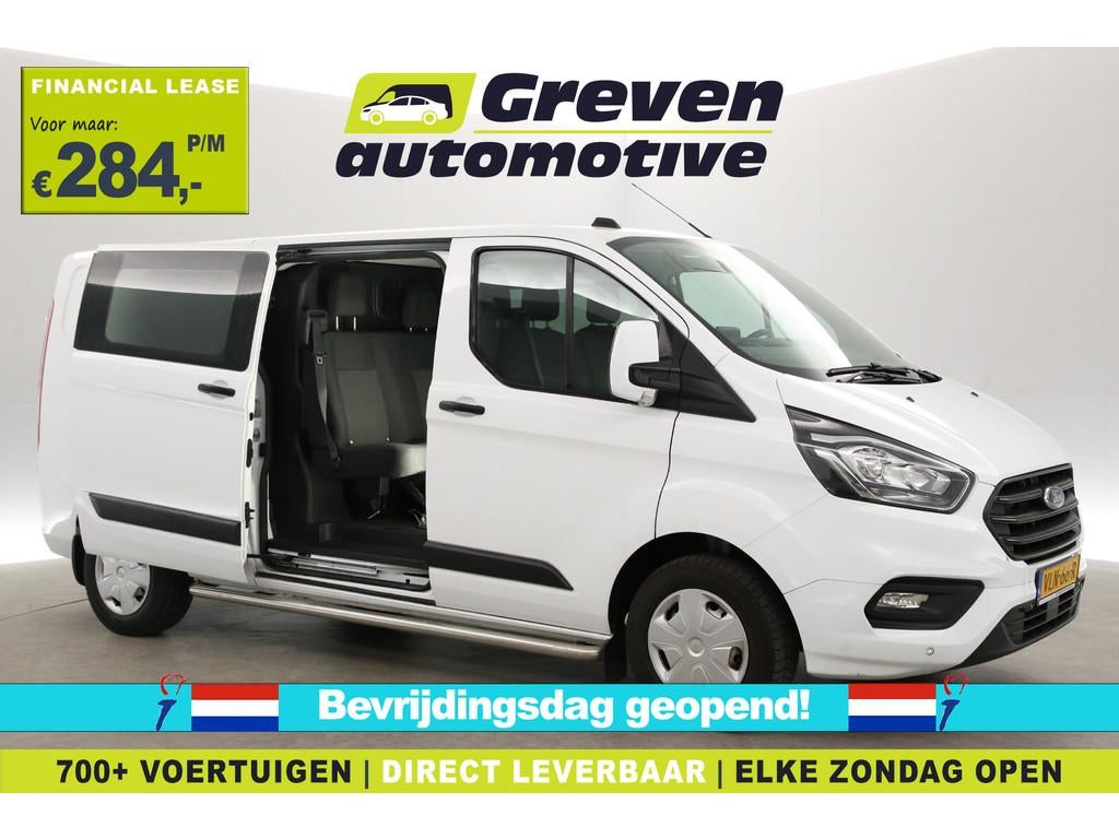 Ford Transit Custom 2.0 TDCI L2H1 | DC | 6 Zits | Airco | Cr, Auto's, Voorwielaandrijving, Stof, Euro 6, 4 cilinders