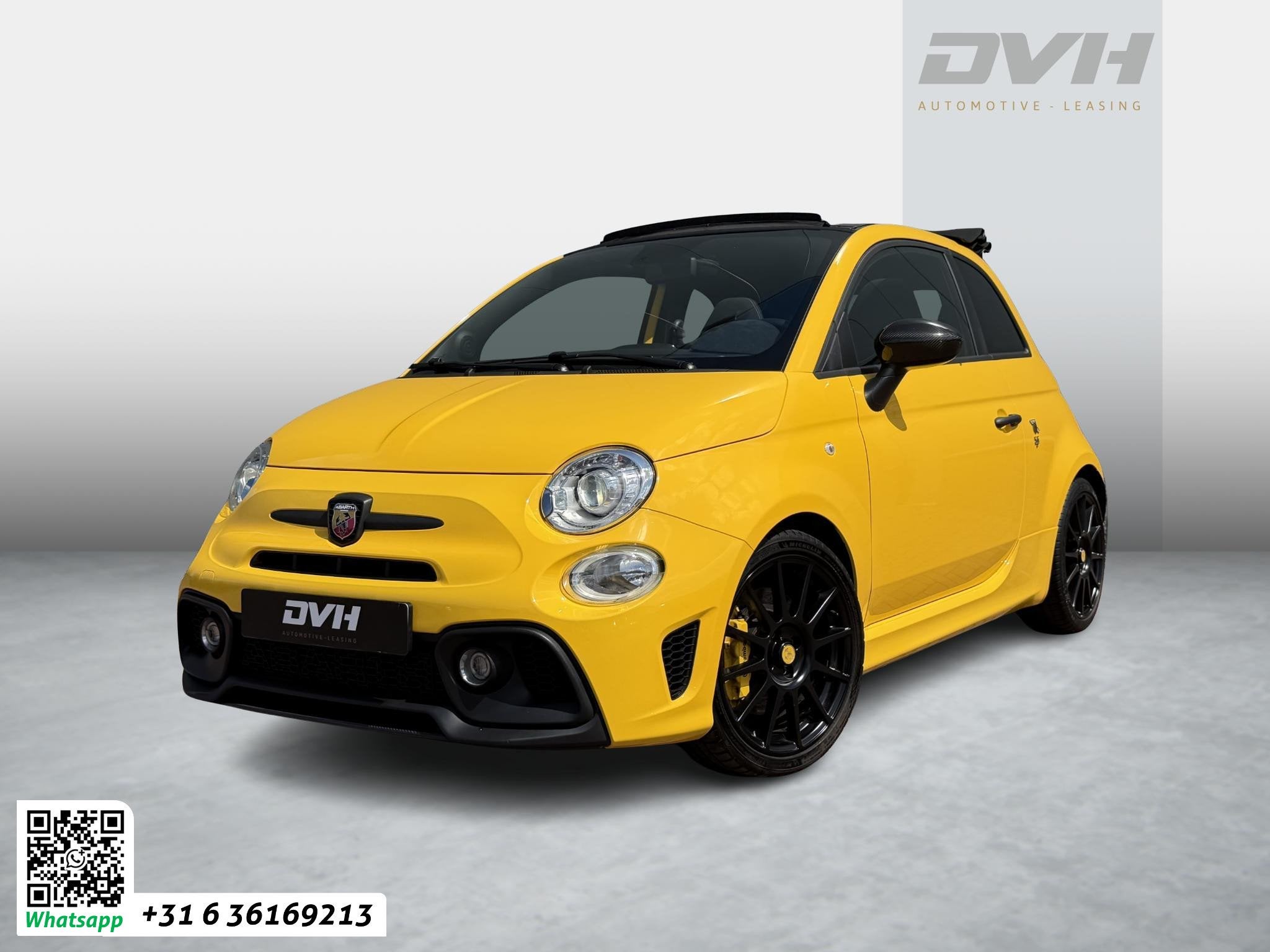 Abarth 595 C 1.4 T-Jet Competizione CARBON | BEATS | CARPLAY, Auto's, Abarth, Voorwielaandrijving, Dealer onderhouden, Stof, Gebruikt