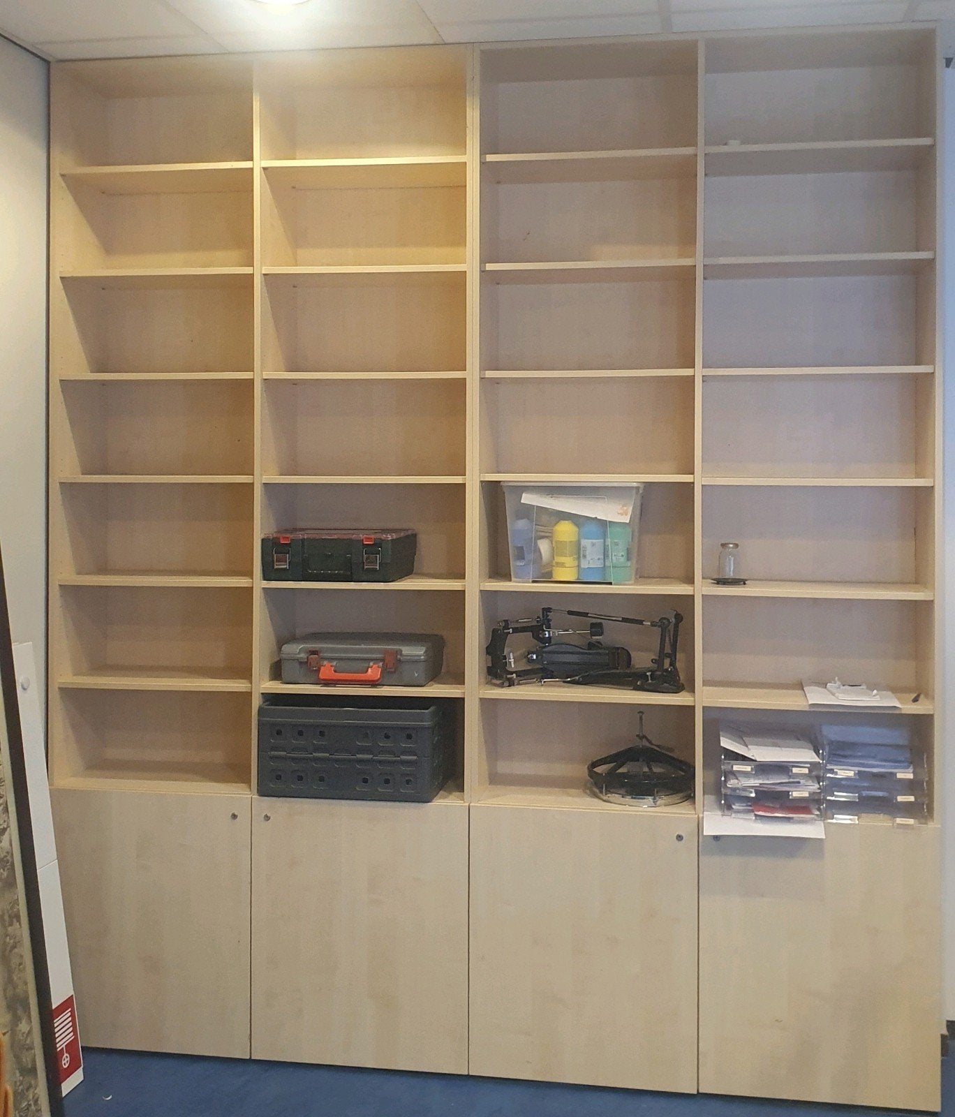 Grote Boekenkast, Ophalen, Met deur(en), 200 cm of meer, Modern, Functioneel