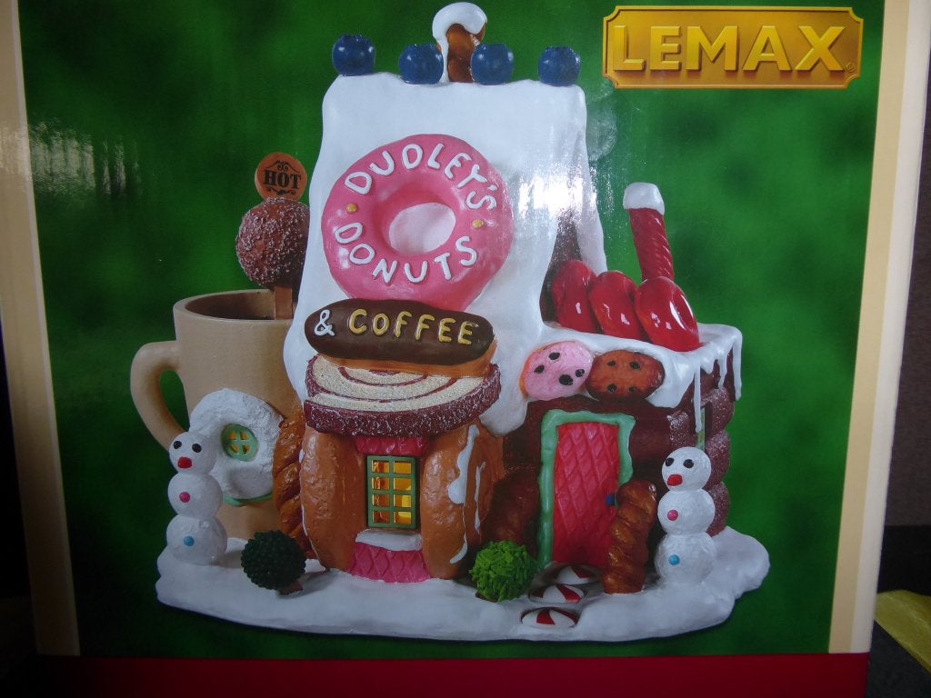 Lemax Item -  Dudley,s donut shop - Ik ruim op, Ophalen of Verzenden, Nieuw