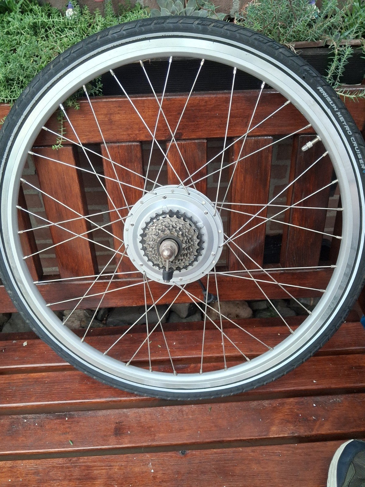 ION Achterwiel Motor 28 inch met 7 versnellingen, Fietsen en Brommers, Fietsonderdelen, Ophalen, Gebruikt, Elektrische fiets, Batavus
