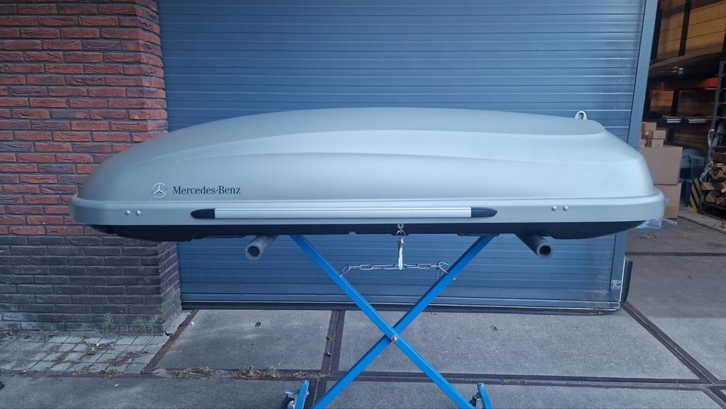 Mercedes-Benz Dakkoffer - 400 liter grijs, Auto diversen, Dakkoffers, Ophalen