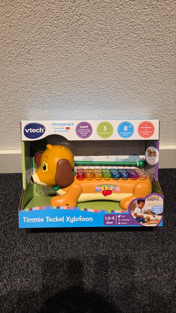 Vtech baby xylofoon Teckel, Ophalen of Verzenden, Nieuw, Overige typen