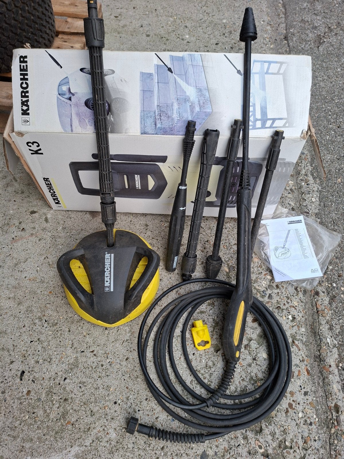 Kärcher K3  Terrasreiniger, Ophalen of Verzenden, Gebruikt, Elektrisch, Kärcher