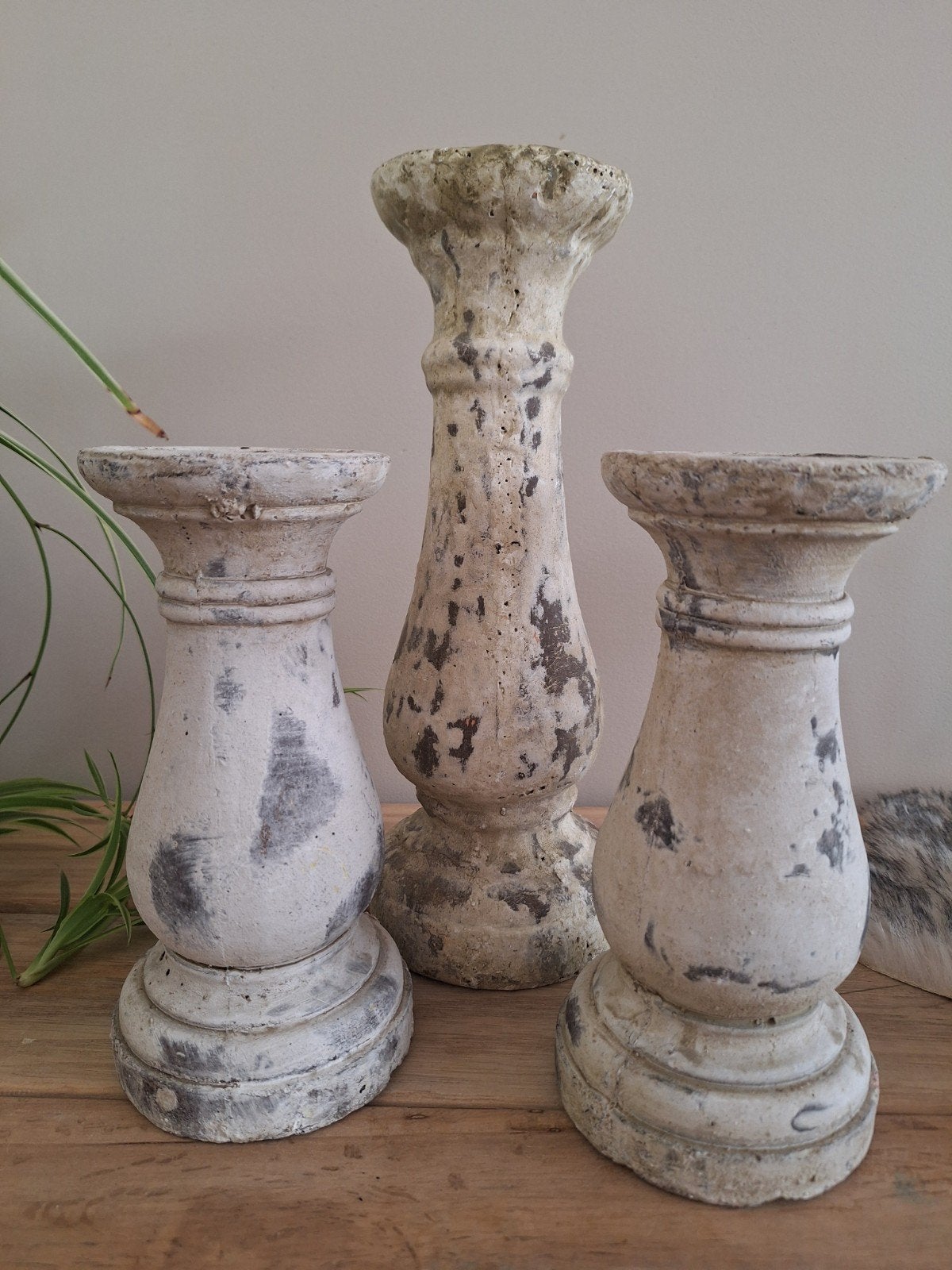 3 pilaren/kandelaars, Ophalen of Verzenden