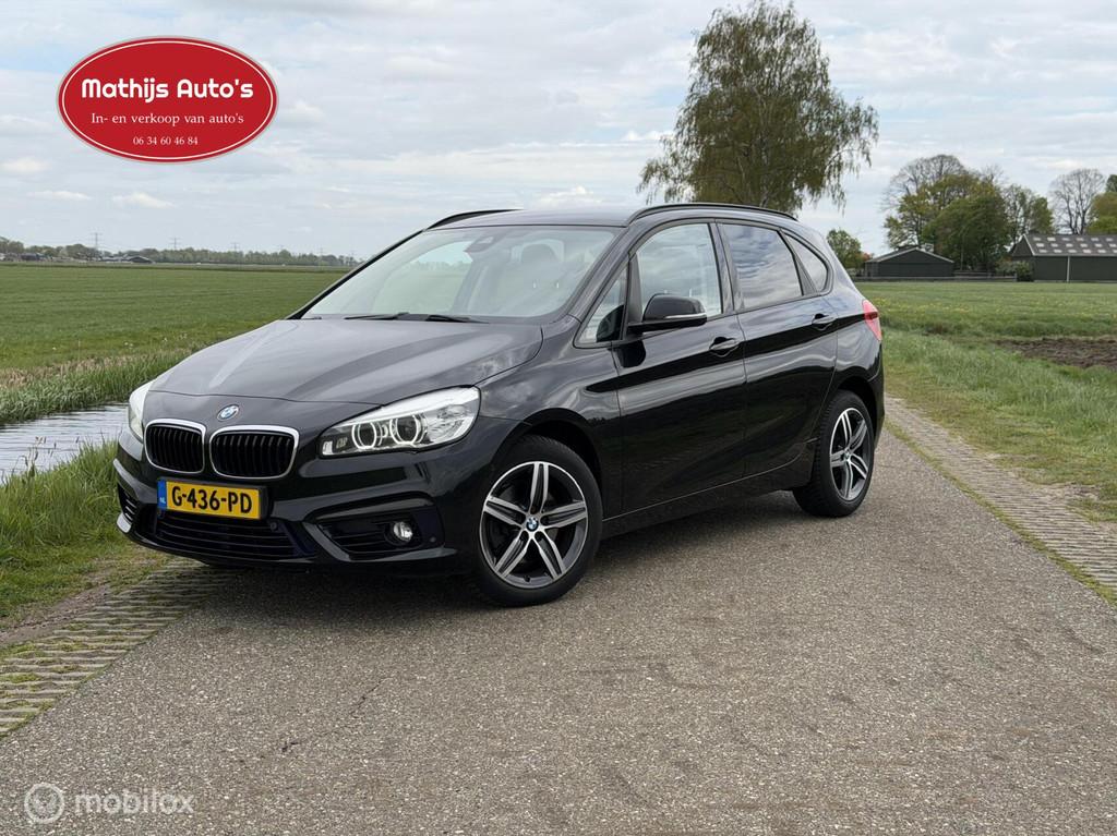 BMW 2-serie Active Tourer 218i Automaat! Vol optie! Nette au, Euro 6, Zwart, Leder, Bedrijf