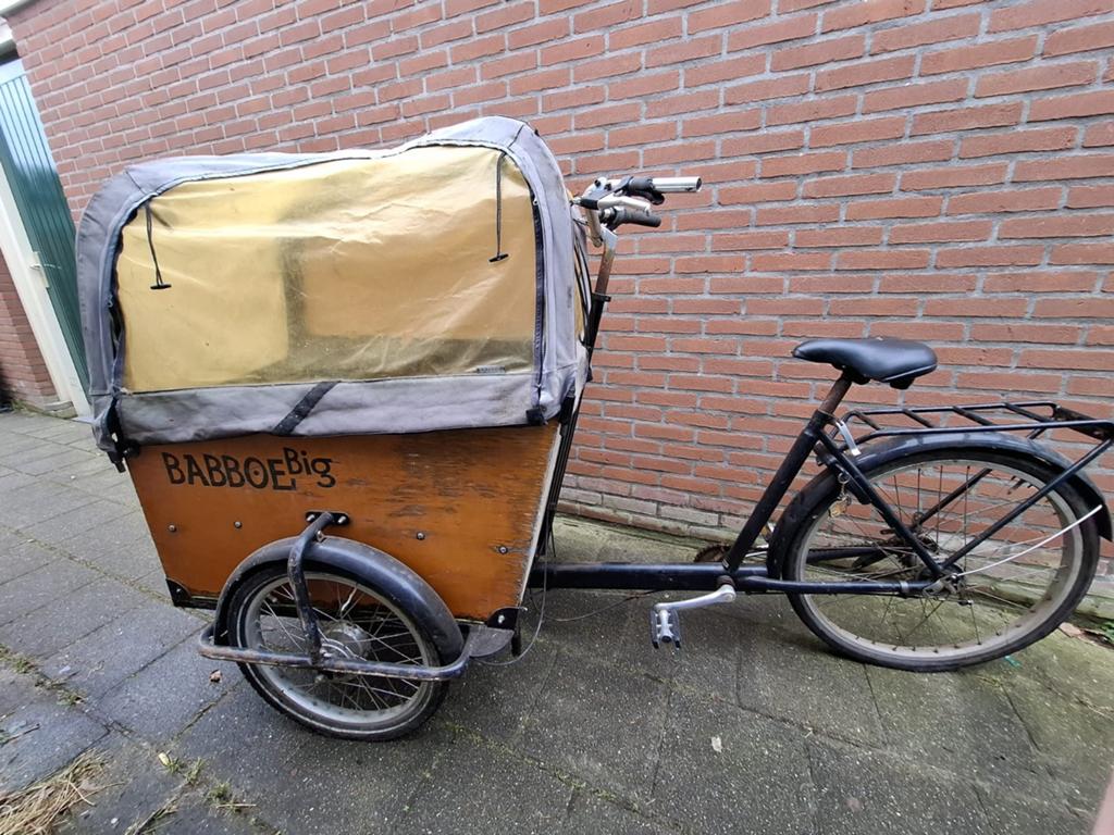 Babboe bakfiets, Ophalen, Gebruikt, Elektrisch