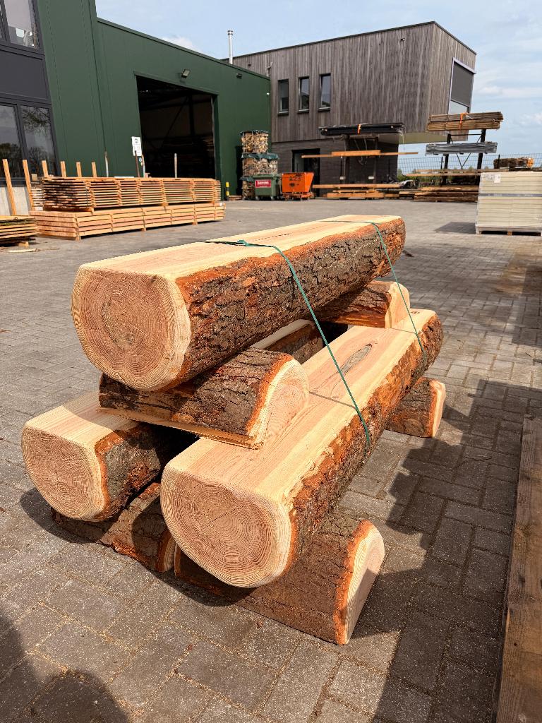 Boomstambank Douglas 170cm | 'Stambankie', Ophalen, Nieuw, Hout