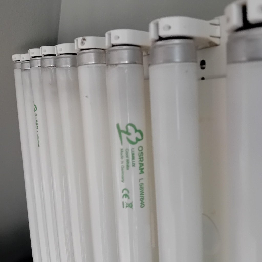 Gebruikte tl armaturen bak + lamp: lengtes 150 cm en 90 cm, Ophalen, Gebruikt