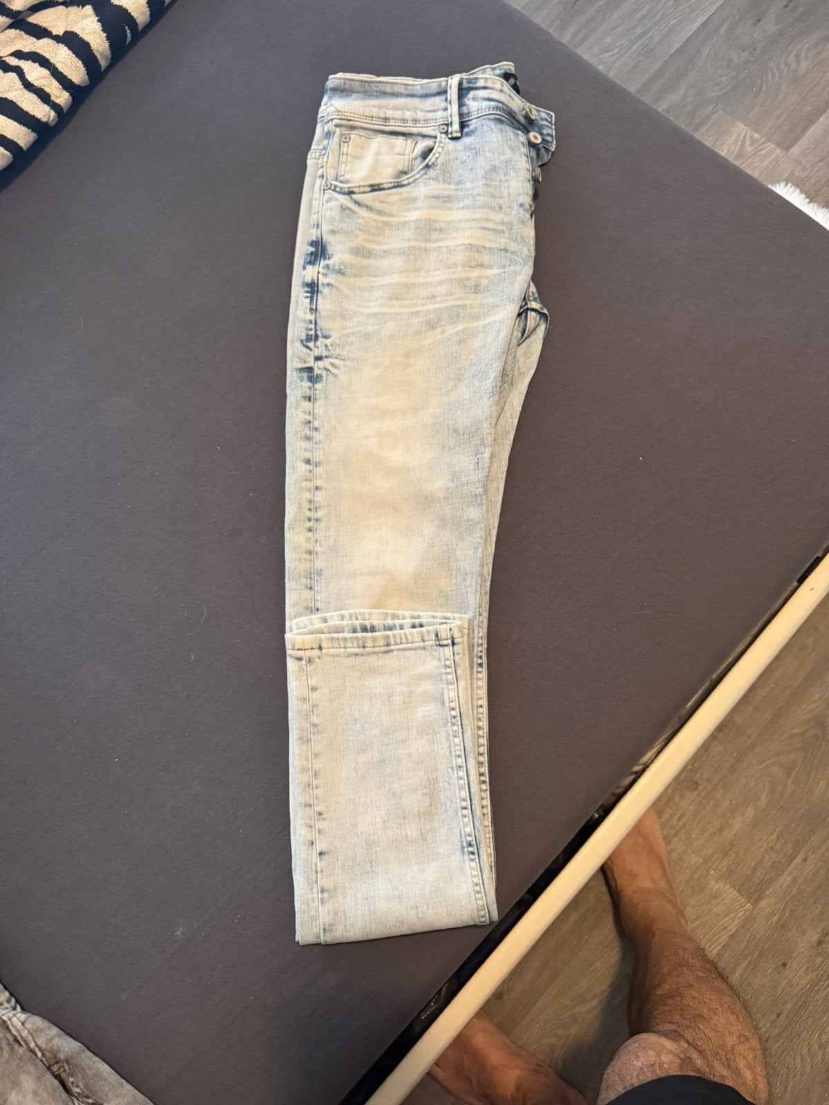 Jeans 32-34 slim, Kleding | Dames, Spijkerbroeken en Jeans, Ophalen of Verzenden, Zo goed als nieuw, Blauw, W30 - W32 (confectie 38/40)