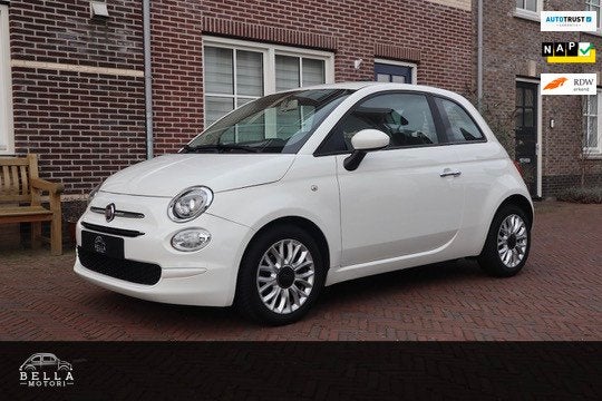 Fiat 500 0.9 TwinAir Pop Automaat | RIJKLAARPRIJS | Uconnect, Gebruikt, Wit, Origineel Nederlands, Bedrijf