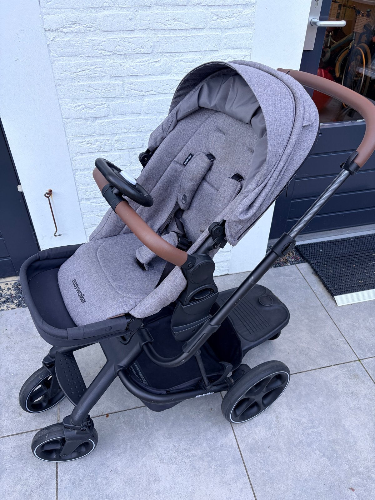 Easywalker Harvey3 kinderwagen grijs, Gebruikt, Combiwagen, Met reiswieg, Ophalen