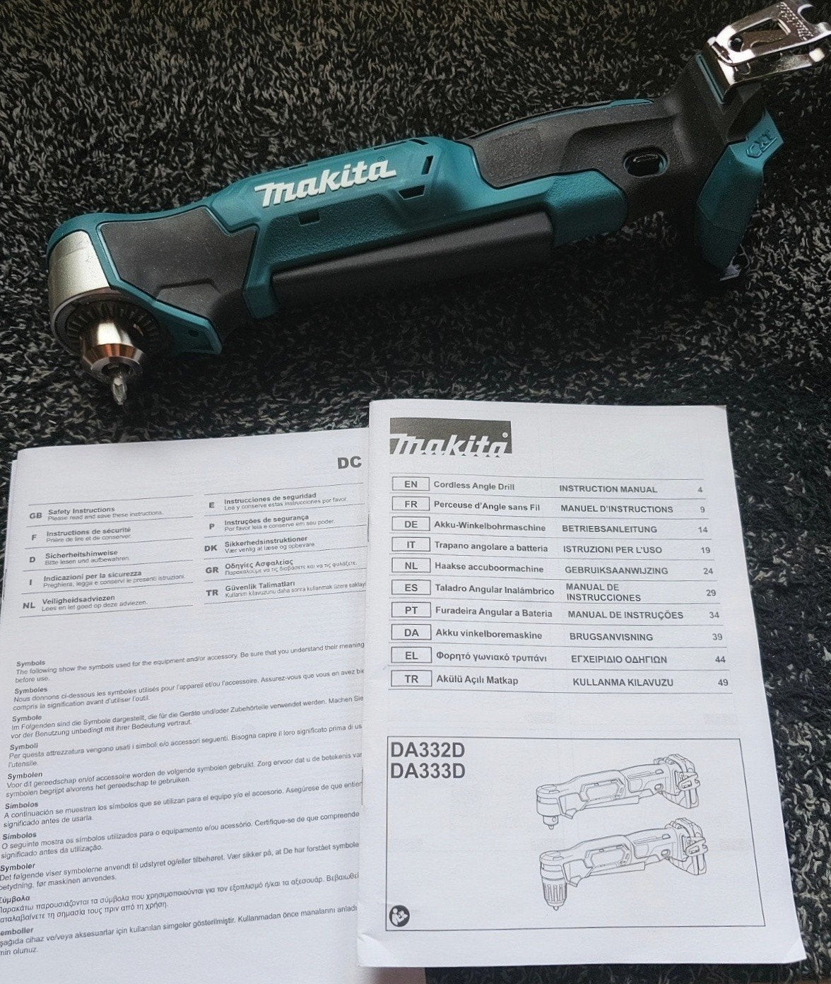 Makita DA332D Accu Haakse Boormachine - nieuwstaat, Doe-het-zelf en Verbouw, Gereedschap | Boormachines, Ophalen of Verzenden