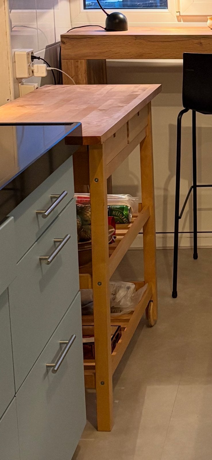 Keuken Trolly Ikea, Huis en Inrichting, Keuken | Keukenelementen, Ophalen, Gebruikt, 50 tot 100 cm, Minder dan 100 cm
