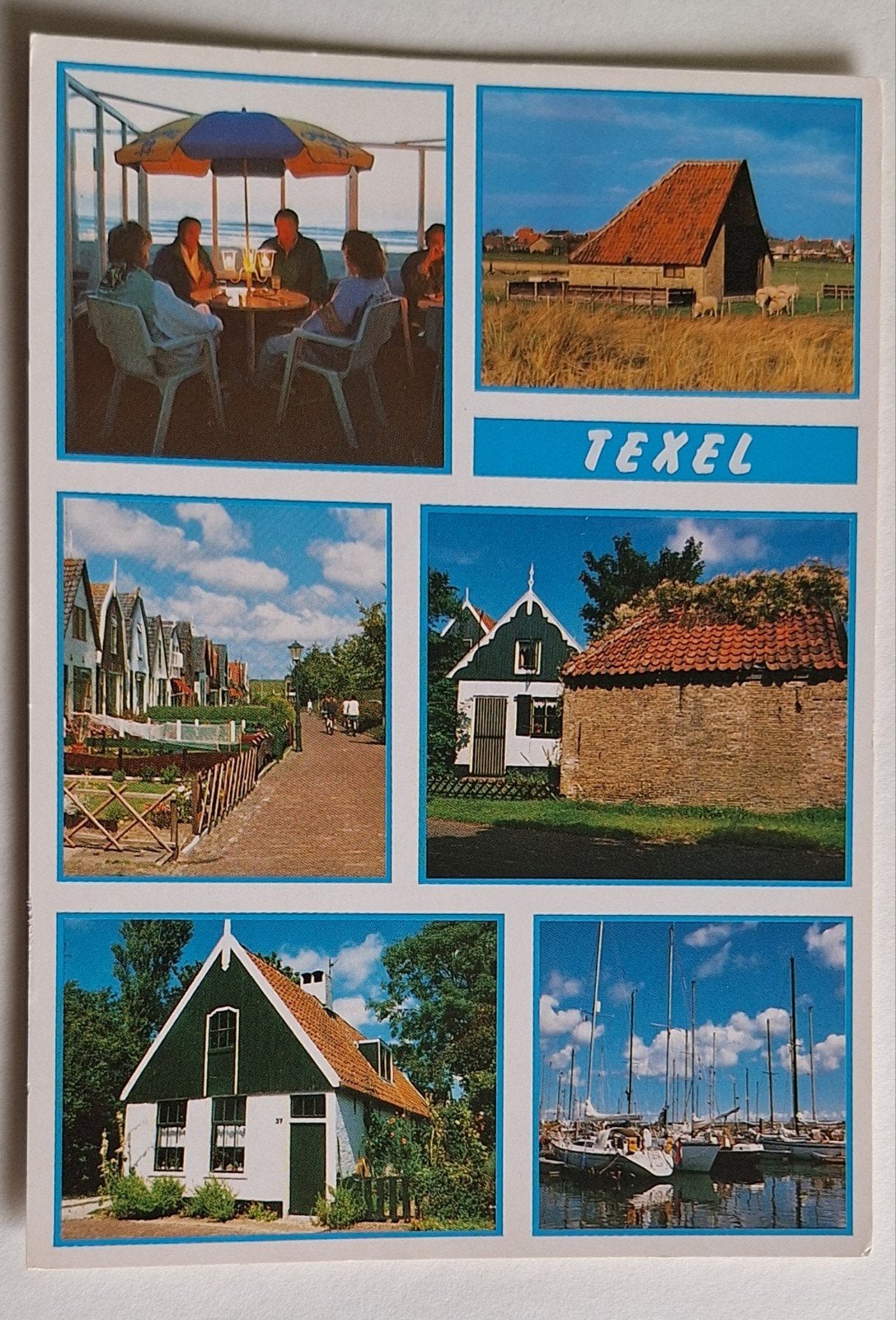 Vintage Ansichtkaart Texel - Diverse Beelden, Ophalen of Verzenden