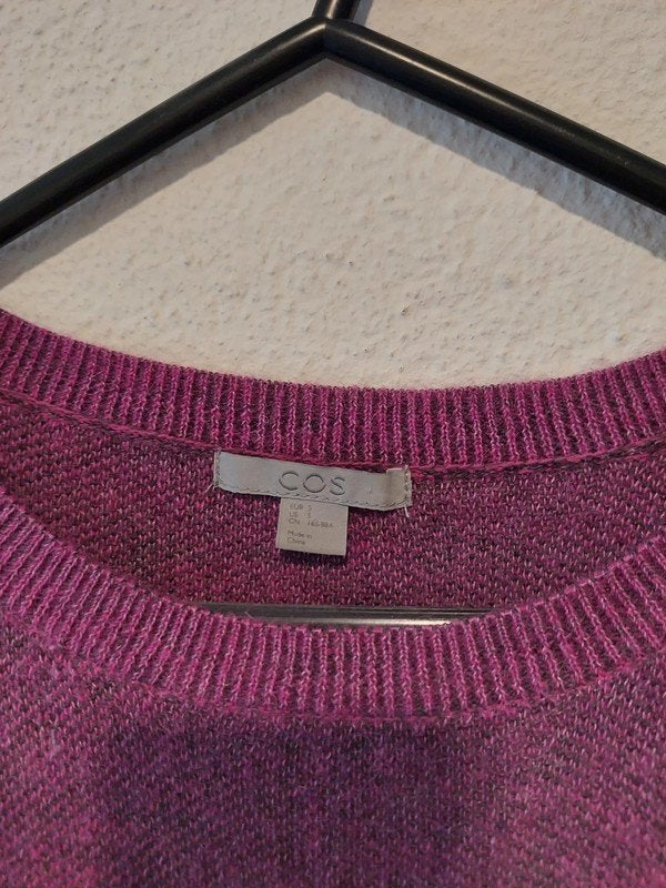 COSo jurk wolmix paars grijs 38/40- 42/44-46, Kleding | Dames, Jurken, Maat 38/40 (M), Paars, Nieuw, Ophalen of Verzenden