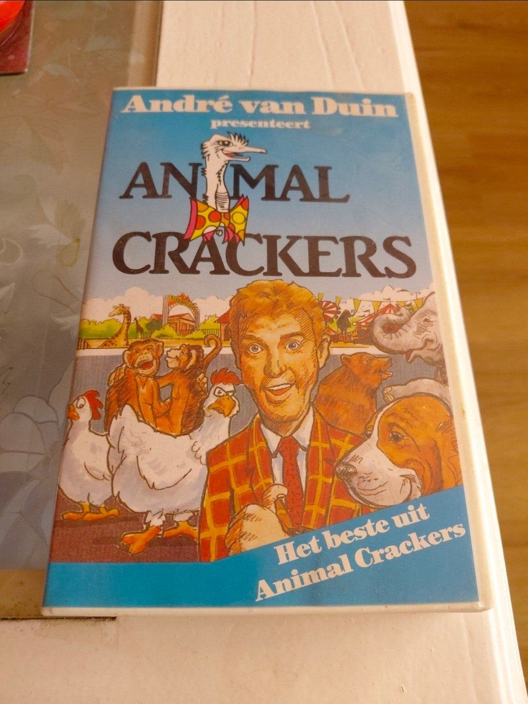 André van Duin Animal Crackers videoband CNR., Gebruikt, Alle leeftijden, Ophalen of Verzenden, Komedie
