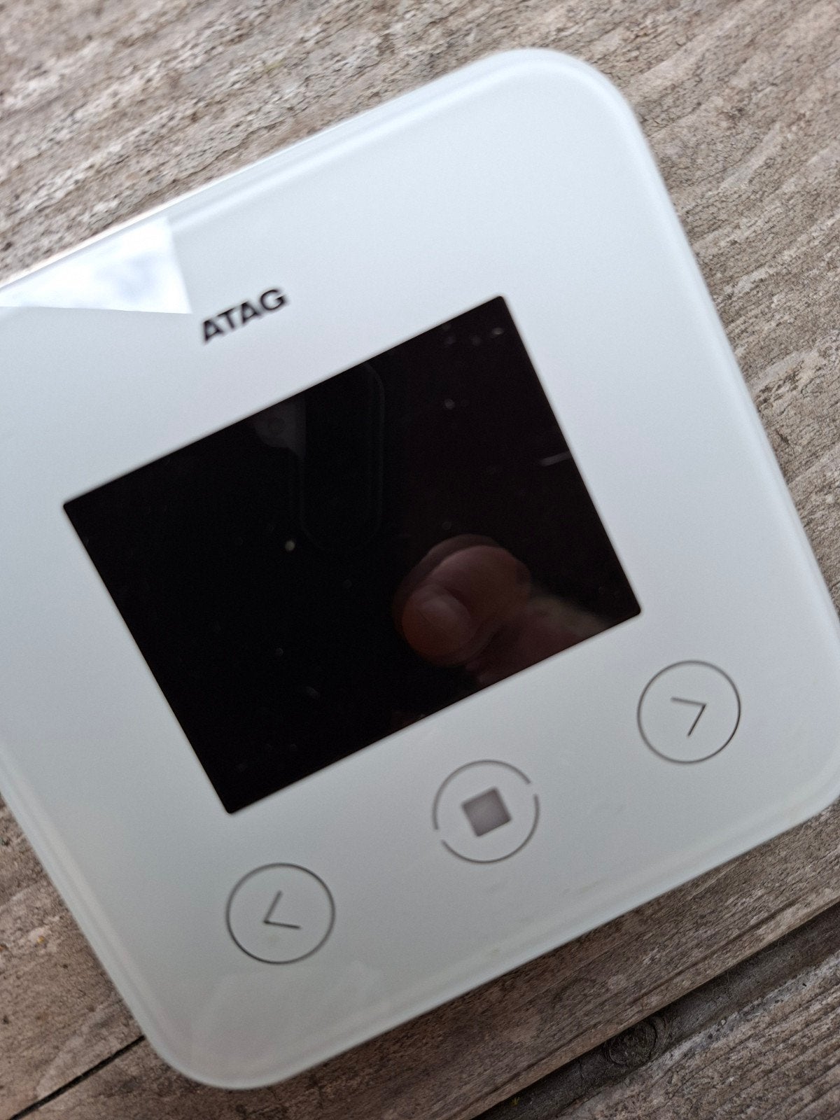 Atag one thermostaat incl wanbevestigingsplaatje, Ophalen of Verzenden