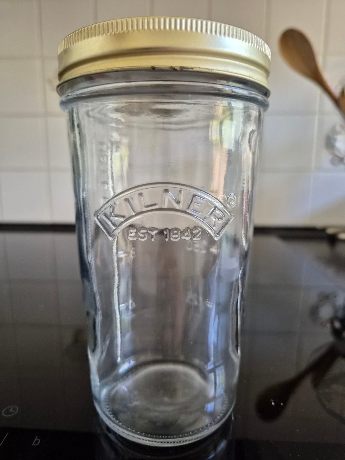 Kilner Weckpot 0,5L met brede opening - ideaal voor kefir, Ophalen of Verzenden, Voorraadpot, Overige merken, Glas