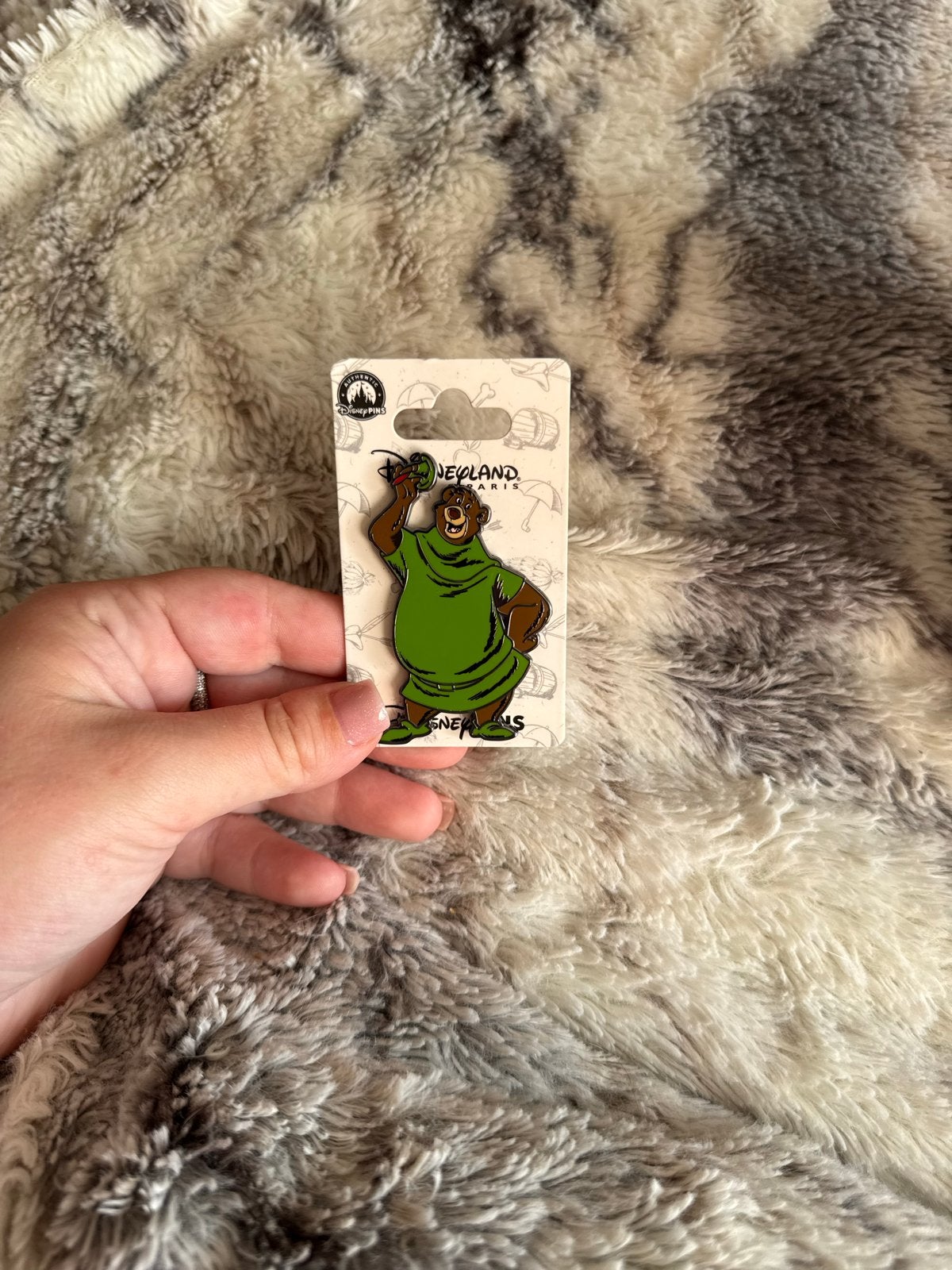 Disney Jungle Boek Baloo Pin Disneyland Parijs, Ophalen of Verzenden, Leeuwenkoning of Jungle Boek, Nieuw, Overige typen