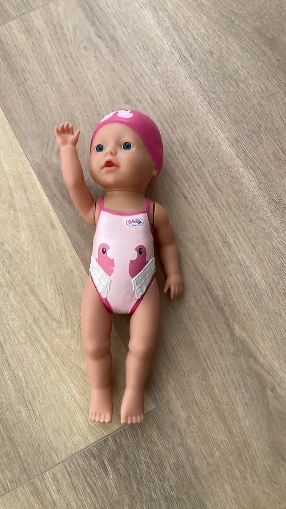 Baby born zwempop - my first swimgirl 30 cm, Kinderen en Baby's, Speelgoed | Poppen, Ophalen of Verzenden, Zo goed als nieuw, Babypop