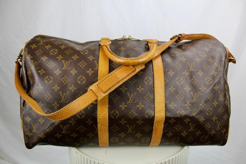 Louis Vuitton Keepall 55 Bandouliere - 986, Sieraden, Tassen en Uiterlijk, Tassen | Reistassen en Weekendtassen, 40 tot 60 cm