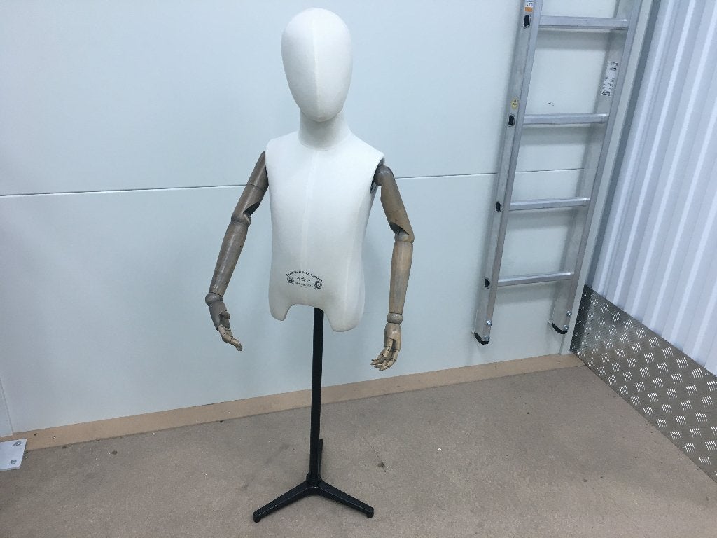 Etalagepop torso kind paspop kleermakersbuste, Ophalen of Verzenden, Gebruikt, Paspop