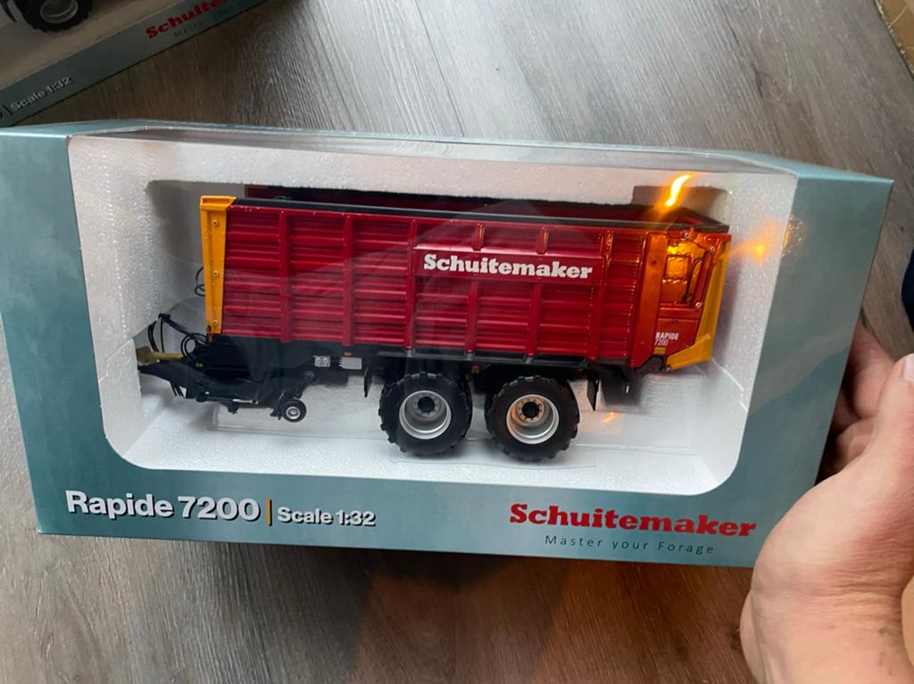 Schuitemaker Rapide ladewagen 7200 UH 1:32, Ophalen of Verzenden, Zo goed als nieuw, Tractor of Landbouw, Overige merken