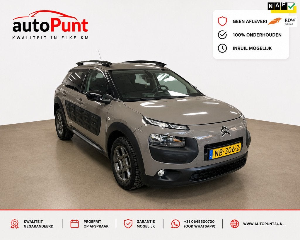 Citroen C4 Cactus 1.2 PureTech Shine, Auto's, Citroën, Bedrijf, Te koop, C4 Cactus, ABS, Achteruitrijcamera, Airbags, Airconditioning