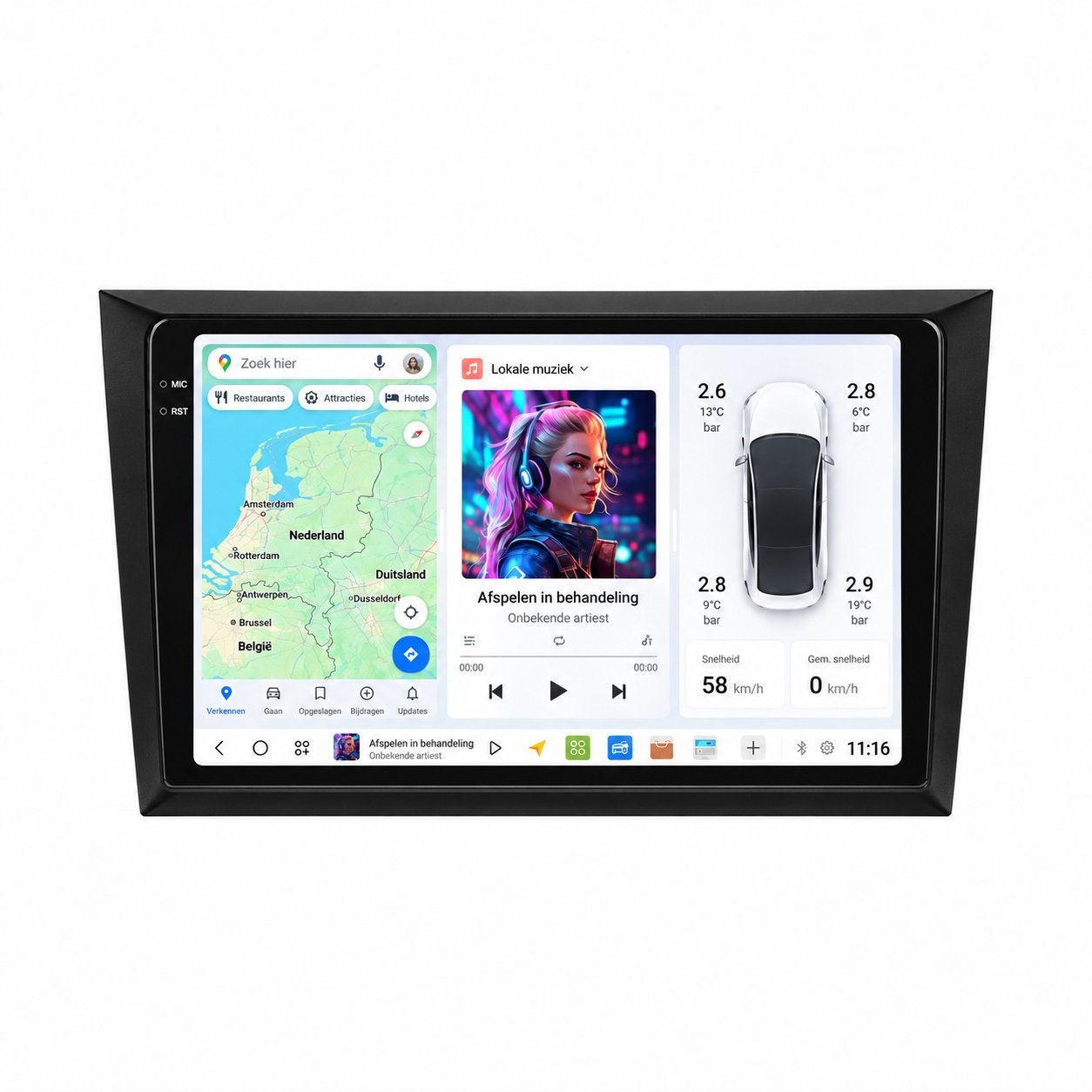 Volkswagen Golf 6 2008-2016 Autoradio CarPlay Android Auto, Ophalen of Verzenden, Nieuw