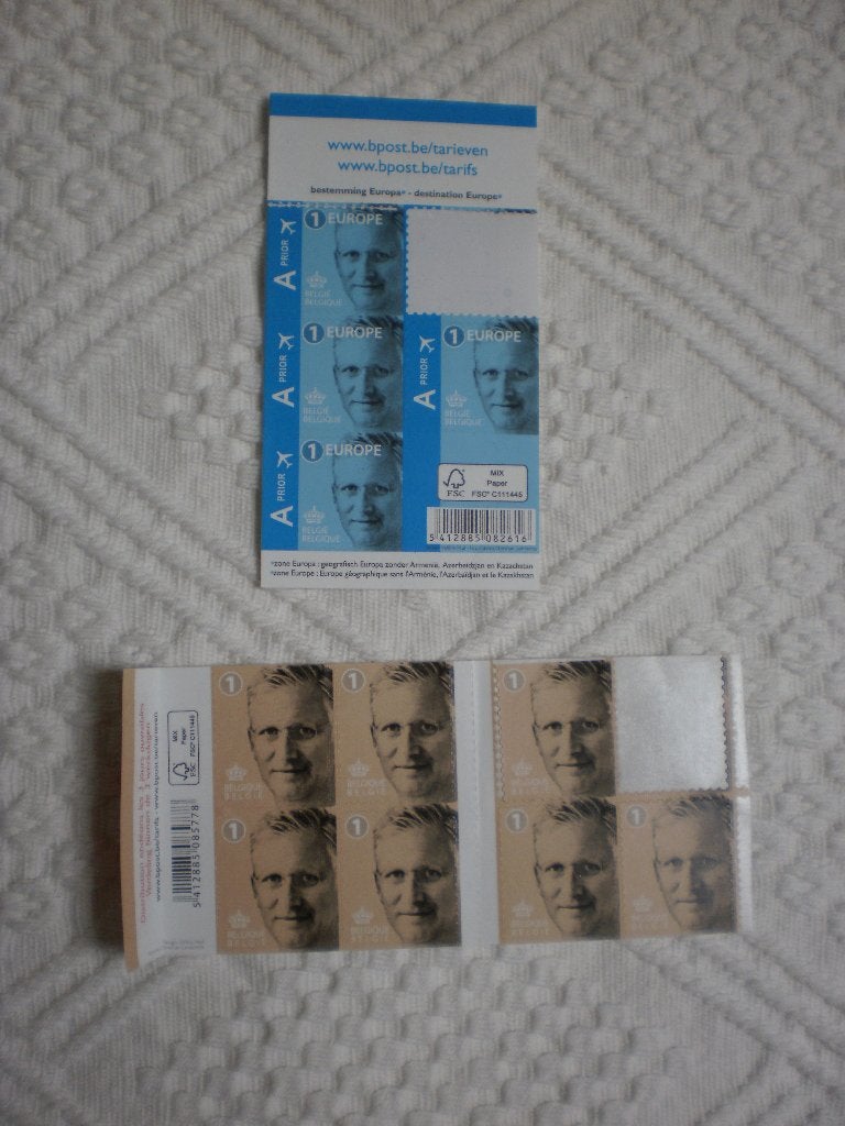 Nieuwe postzegels België: 7x non-prior + 4x Europa, Verzenden, Koninklijk huis, Frankeerzegel, Zonder stempel