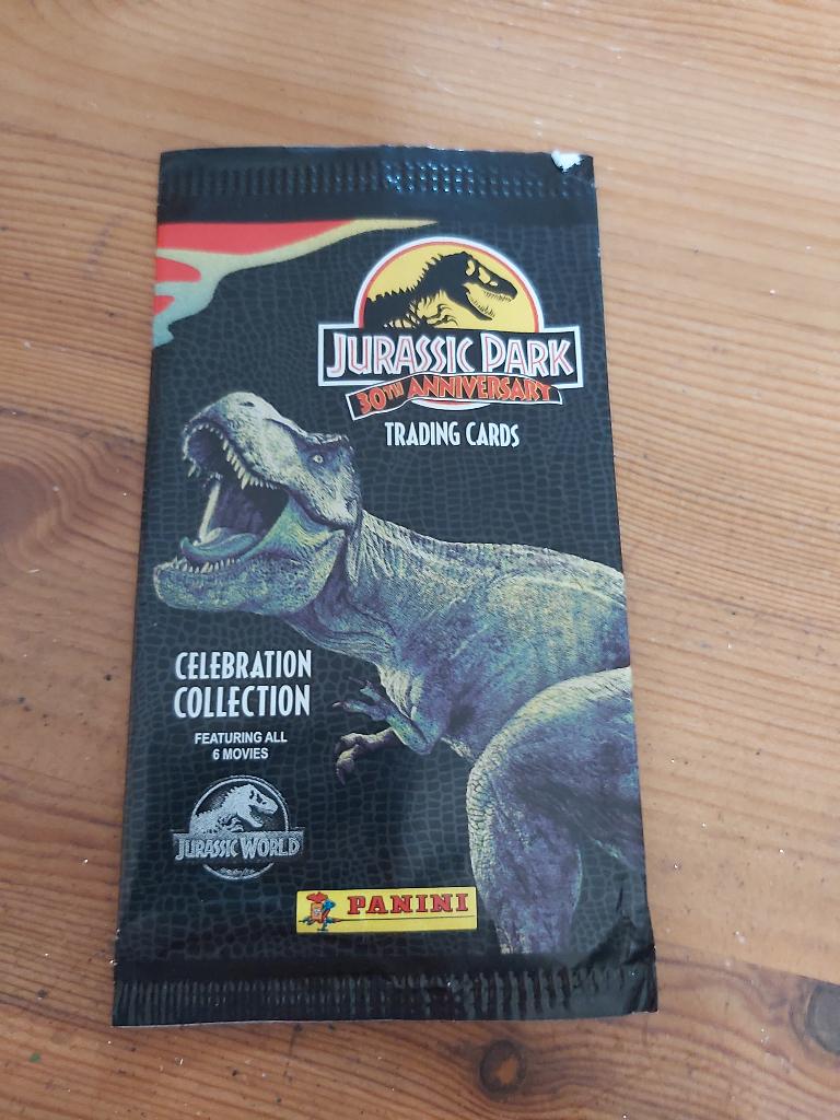 Jurassic park 30 year anniversary panini kaarten, Ophalen of Verzenden