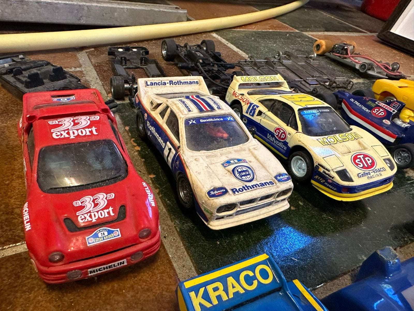 Grote collectie raceauto's: SCX, Fleischmann, Scalextric, Kinderen en Baby's, Speelgoed | Racebanen, Gebruikt, Ophalen of Verzenden
