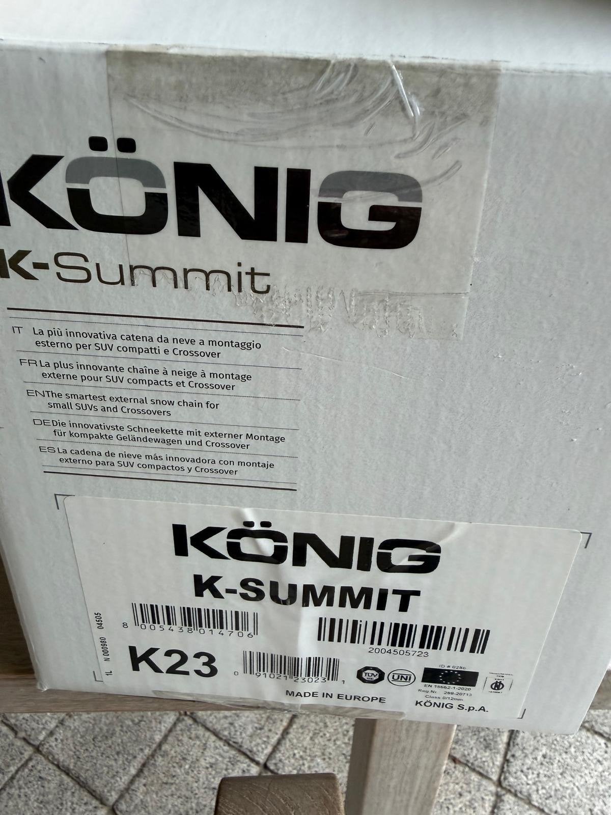 König K-Summit K23 Sneeuwkettingen - Nieuw, Ophalen of Verzenden, Nieuw
