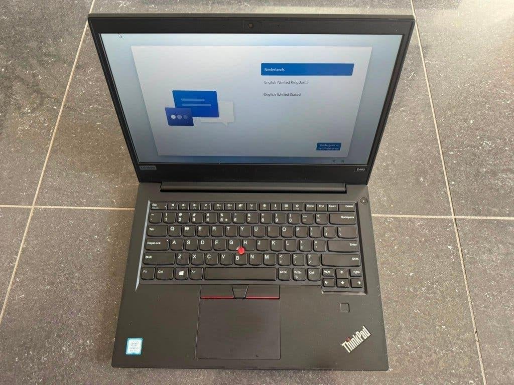 Lenovo E480 Notebook | 8 GB memory | 256 GB SSD, Computers en Software, 2 tot 3 Ghz, Qwerty, Verzenden, 8 GB