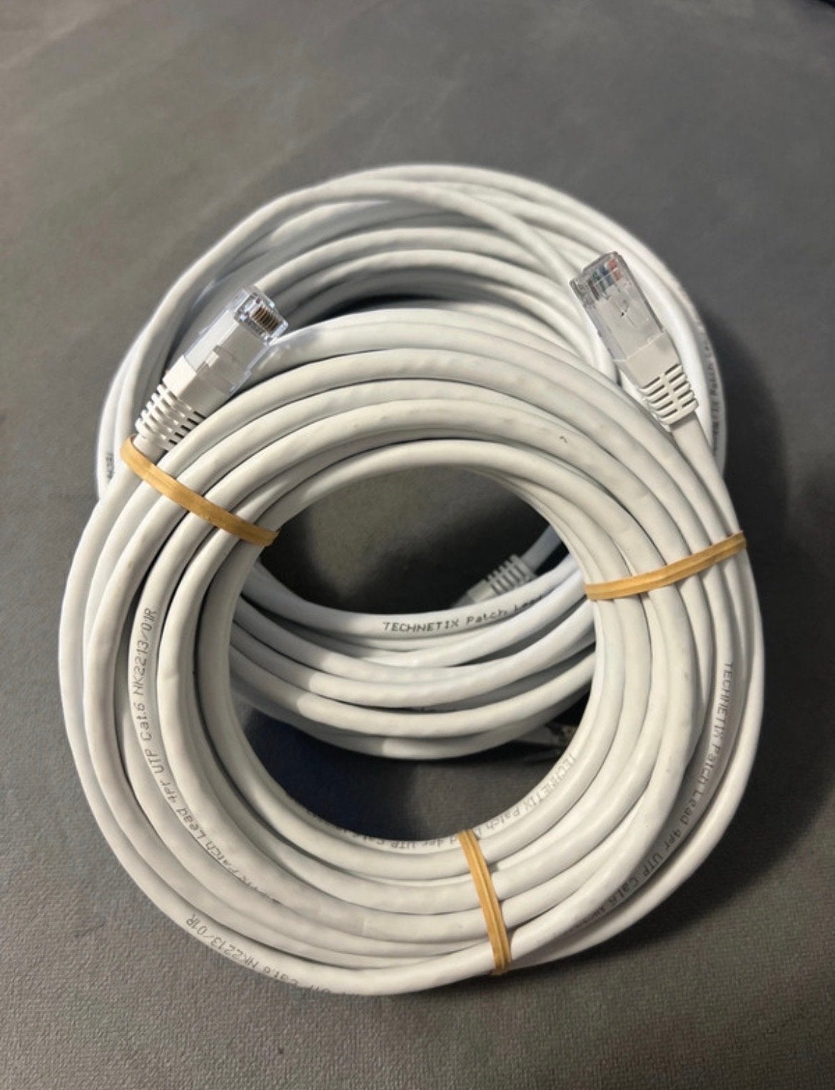 2x 10 meter Technetix Cat6 Internet kabel, Ophalen of Verzenden, Nieuw