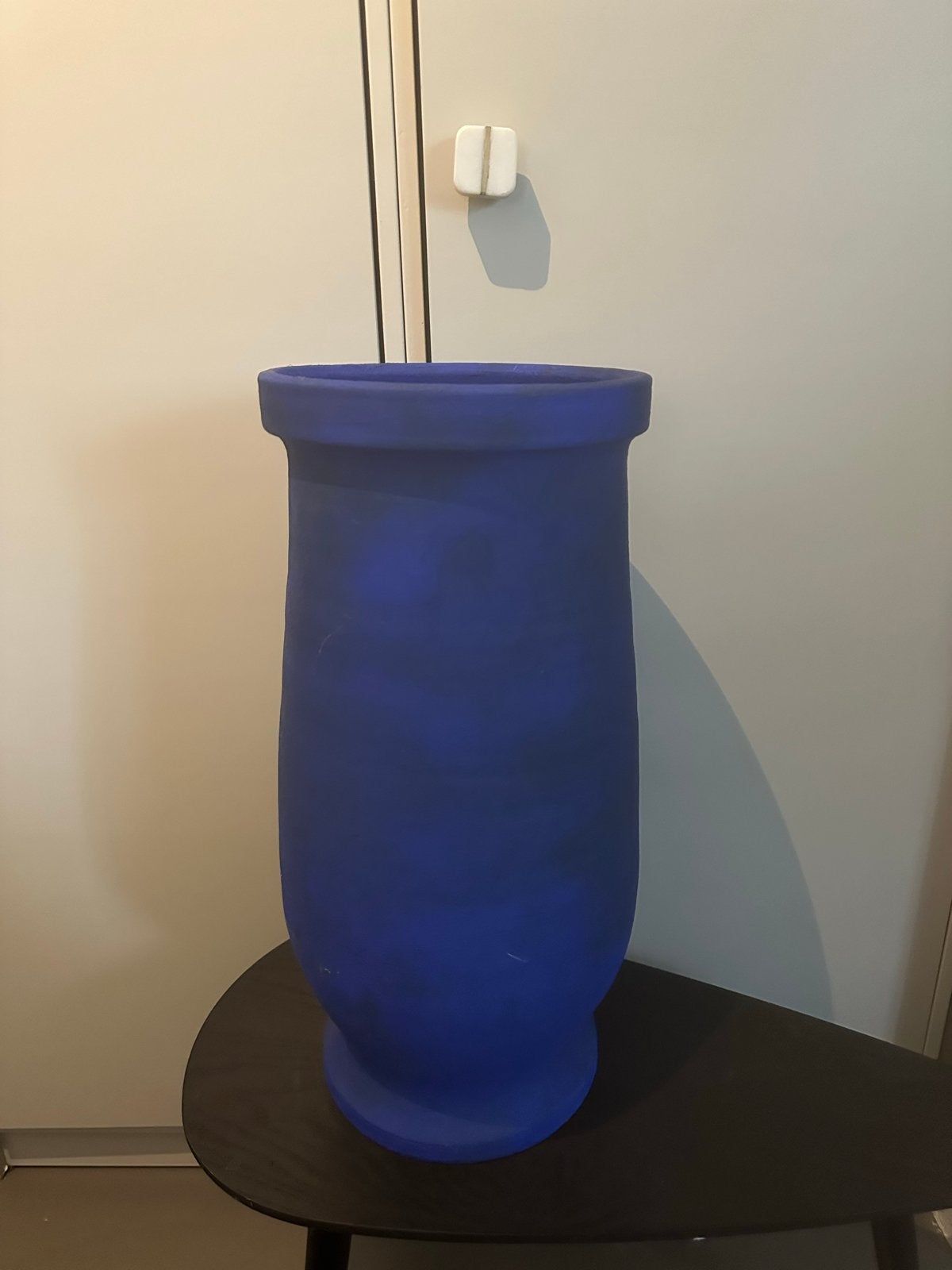 Meno Kroon Blauwe Vaas - 50 cm Hoog, Ophalen of Verzenden