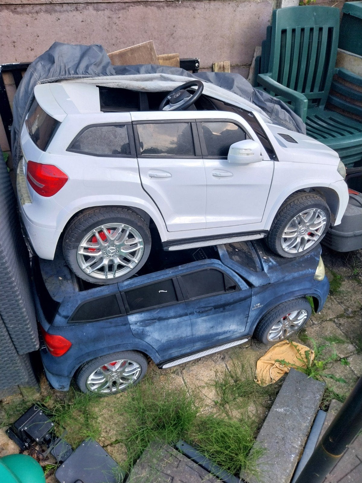 Gratis op te halen kinderauto mercedes en step oxboard, Ophalen, Gebruikt