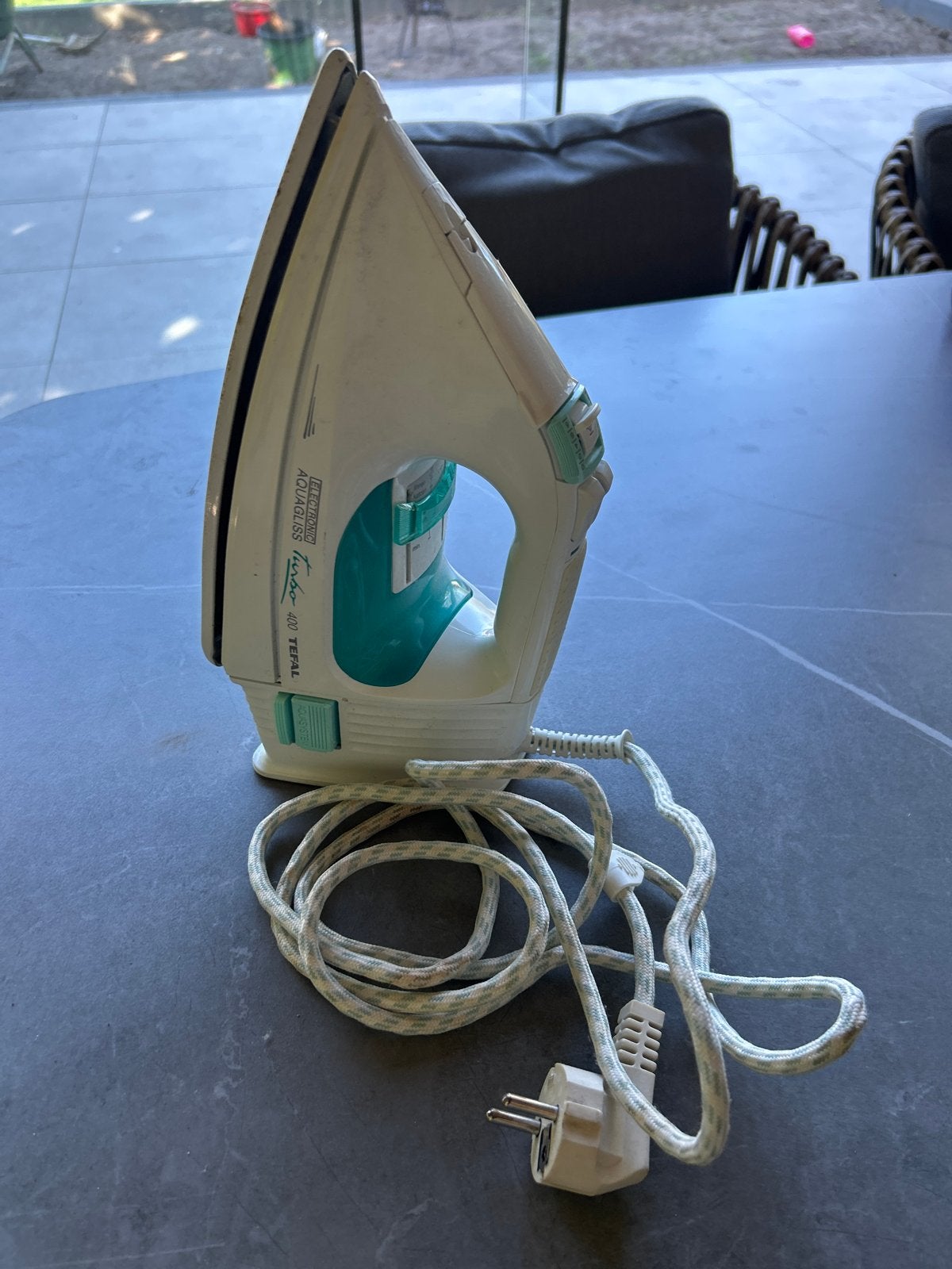 Tefal Aquaglass Turbo 400 Strijkijzer met snoer, Ophalen of Verzenden, Gebruikt, Strijkijzer met snoer