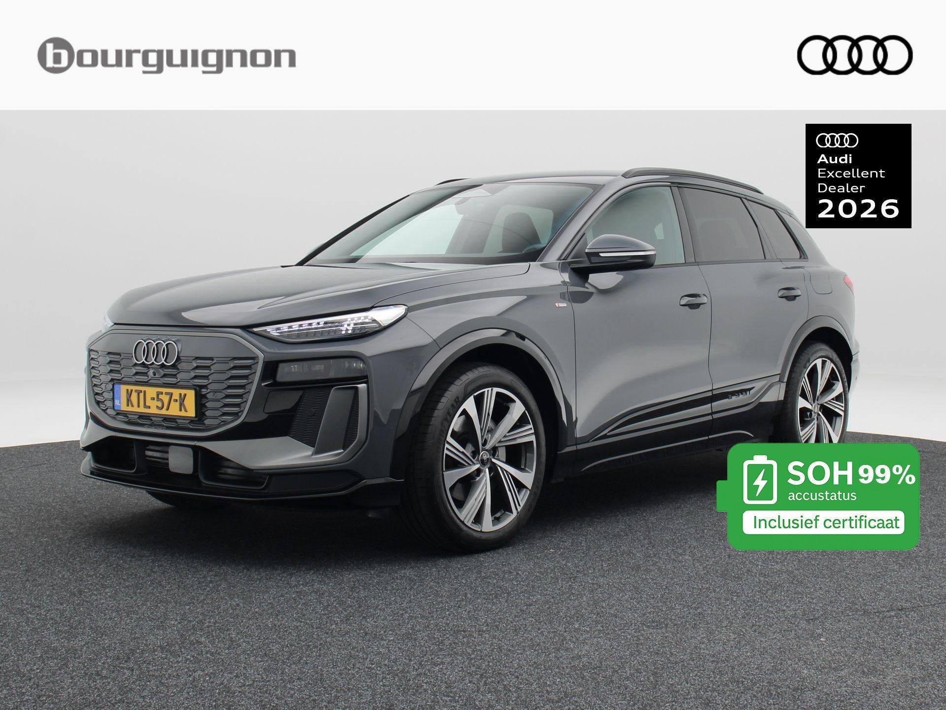 Audi Q6 e-tron Advanced edition performance 100 kWh S-Line |, Auto's, Audi, Automaat, Dealer onderhouden, Gebruikt, 100 kWh